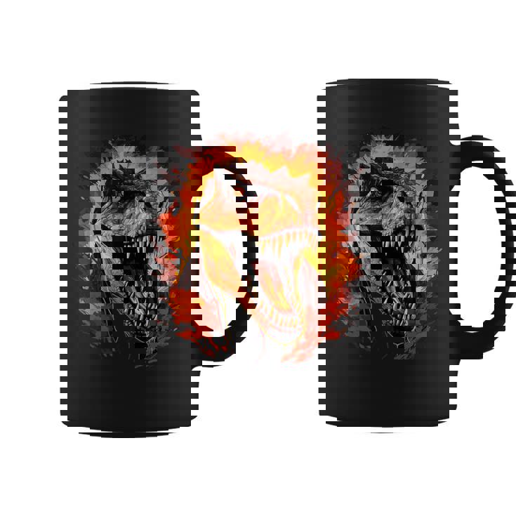 ジュラシックワールド ティラノサウルスレックス 恐竜の肖像画 コーヒーマグ