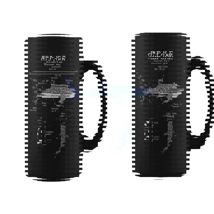 ジンベイザメ 解剖学 メンズ レディース キッズ ジンベイザメ コーヒーマグ