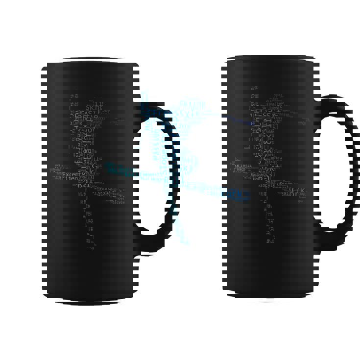 スキー フリースタイル 子供用 スタントスキー 男の子 男性 スキーヤー コーヒーマグ