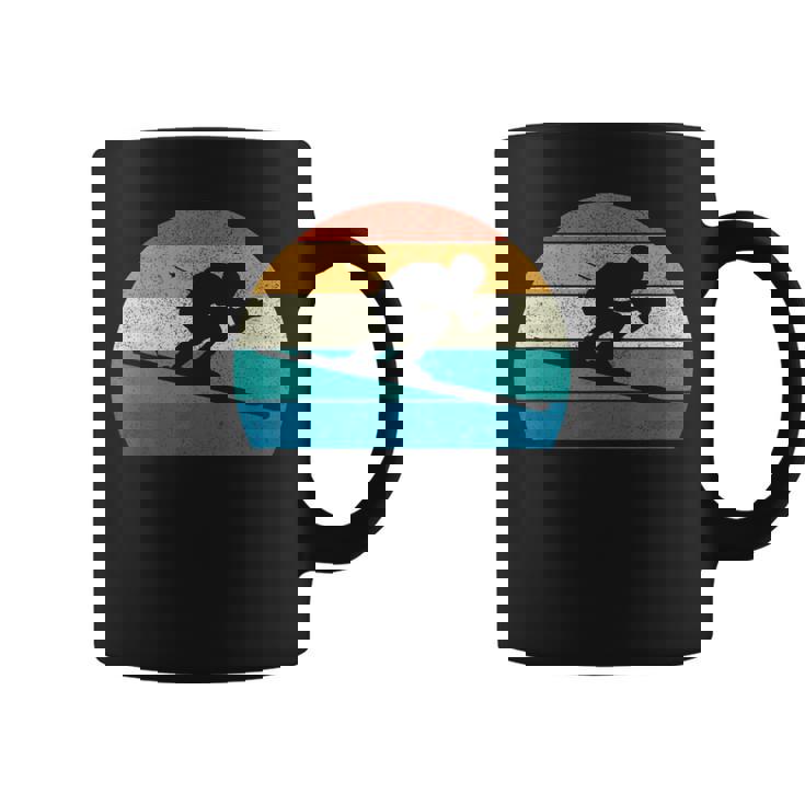 スキー スキー レース スラローム レトロ コーヒーマグ