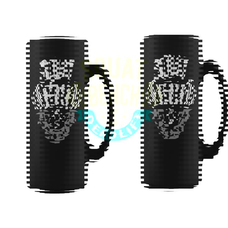 スクワット ベンチプレス デッドリフト パワーリフター コーヒーマグ