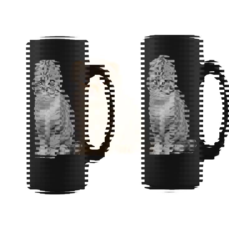 スコティッシュフォールド シンプルデザイン コーヒーマグ