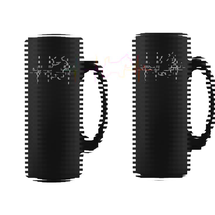 スコティッシュ・テリア ハートビート ミニチュア・シュナウザー 長袖 コーヒーマグ