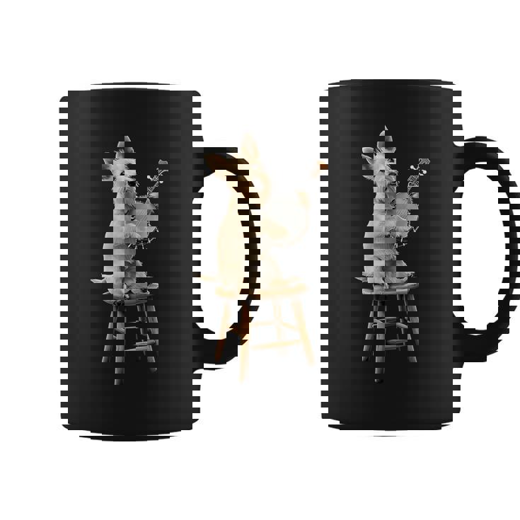 スコティッシュ・テリア・ドッグ ブルーグラス バンジョー選手 コーヒーマグ