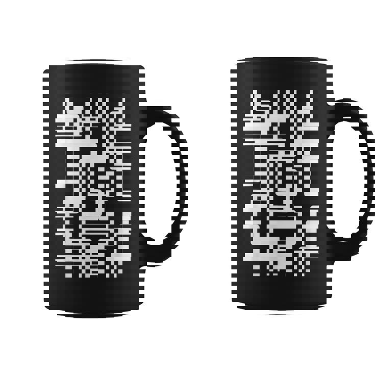 スタイリッシュ幾何学模様 コーヒーマグ