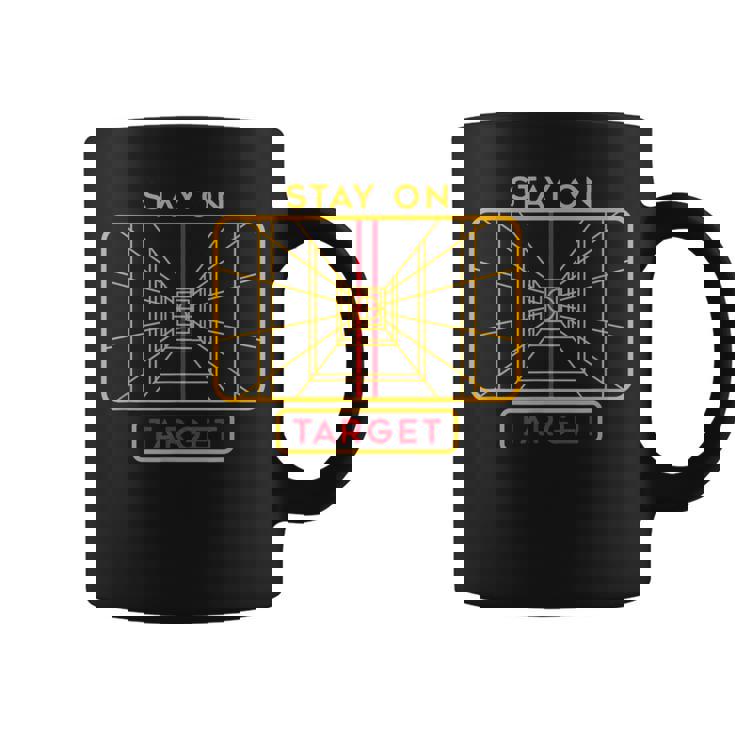 ステイ・オン・ターゲット コーヒーマグ