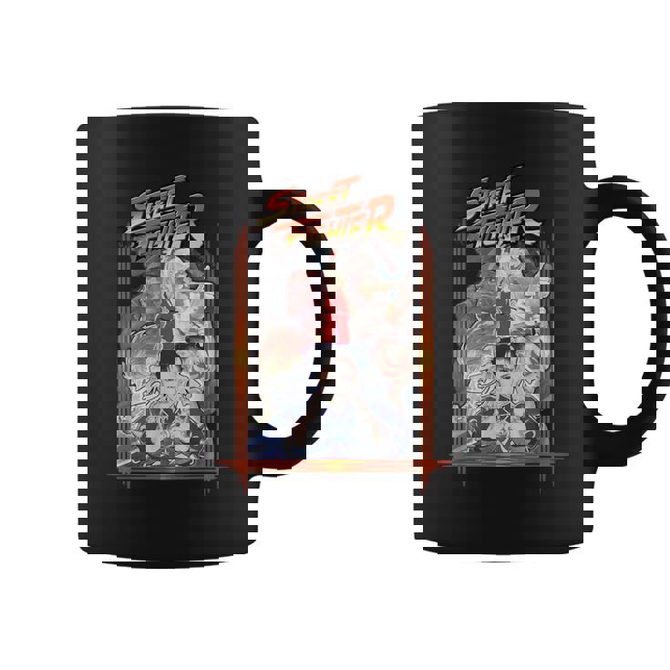 ストリートファイターポスターカバー 壮大なバトルロイヤル 象徴的なゲーマー コーヒーマグ