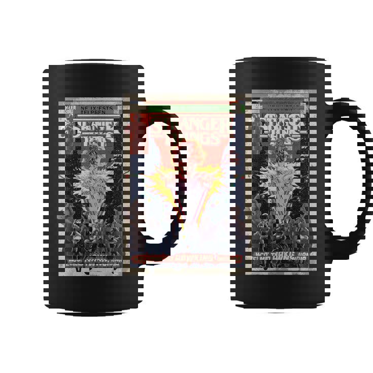 ストレンジャー・シングス リミックス 80年代レトロコミックアート ホーキンズへようこそ コーヒーマグ