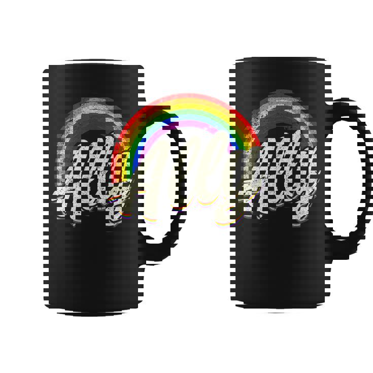 ストレートの味方、レインボーカラー、Lgbtプライド コーヒーマグ