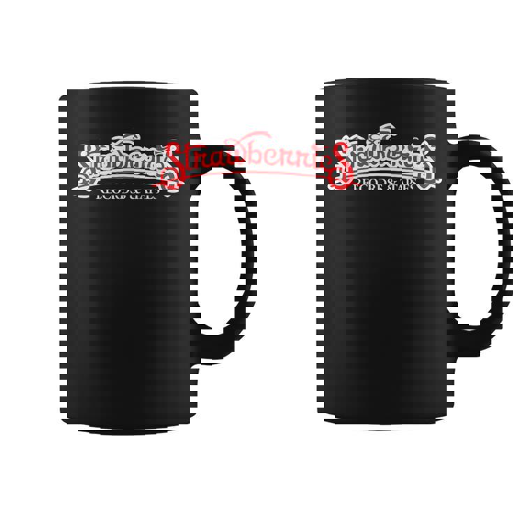 ストロベリー レコード・テープ ヴィンテージ レトロ 音楽 コーヒーマグ