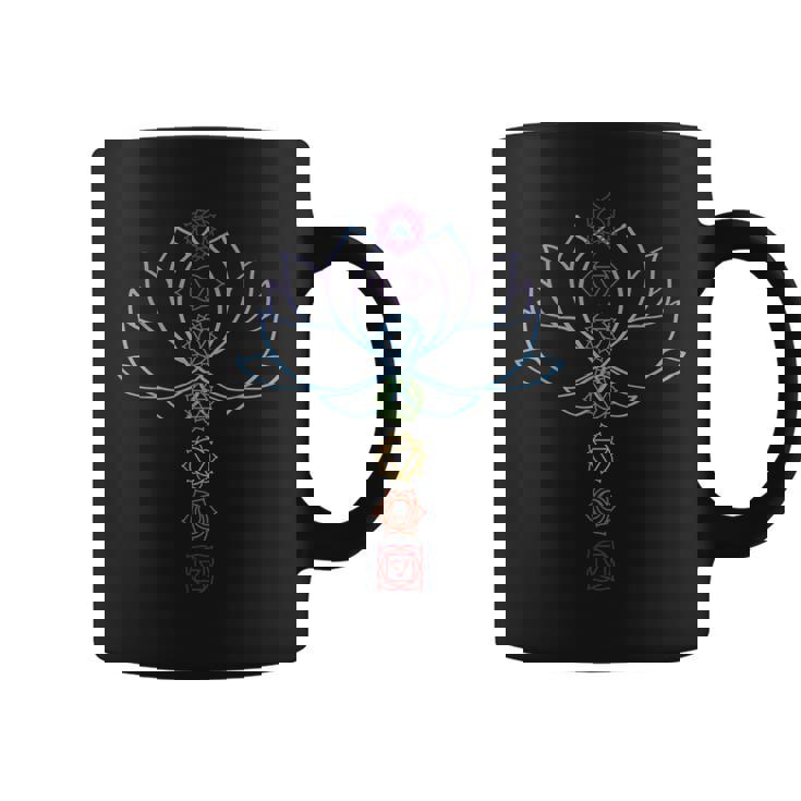 スピリチュアル禅 蓮の花のチャクラ ヨガ愛好家 コーヒーマグ