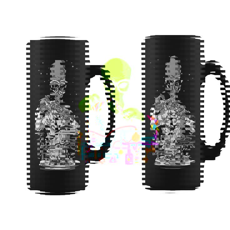 スペースエイリアンケミストリーティーチャーサイエンティストケミストサイエンススクール面白いエイリアン コーヒーマグ