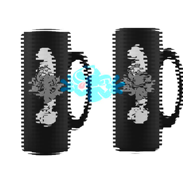 スマーフ ジョキー スマーフ 舌 ジョイフル ブルー コミック スマーフェット コーヒーマグ