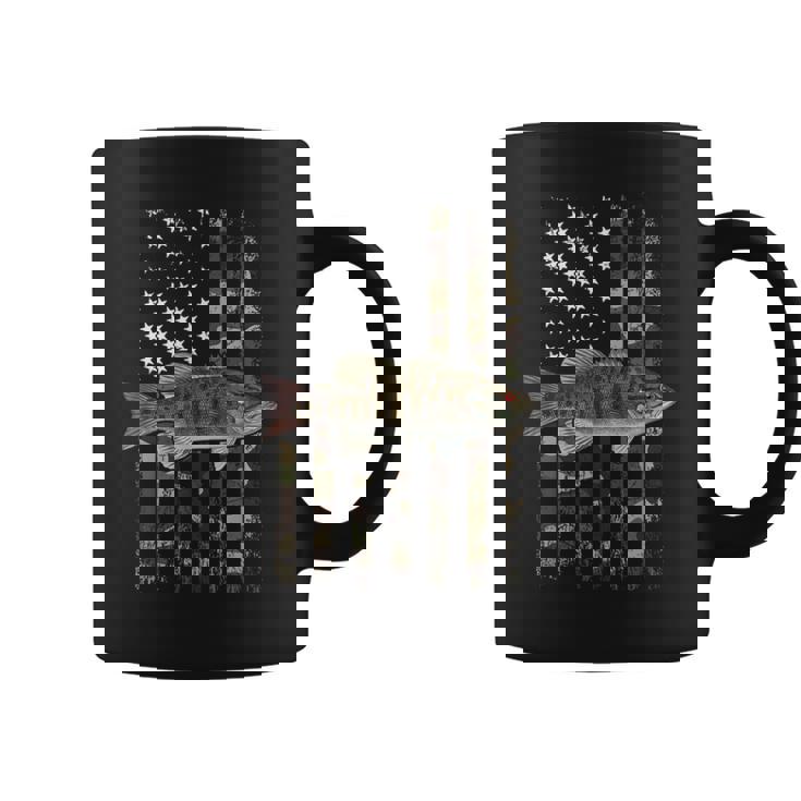 スモールマウス バス アメリカ国旗 スモールマウス バス コーヒーマグ