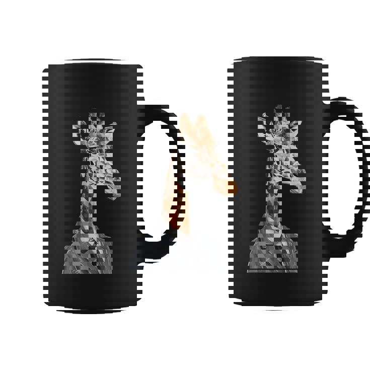 スーツ姿の面白いキリン コーヒーマグ