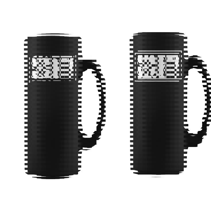 セキュリティ ティーシャツセキュリティシャツ 警備員コスチューム 警備員 コーヒーマグ