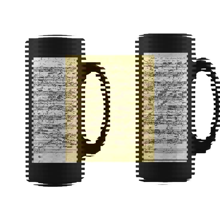 セバスティアン・バッハ ソナタ 楽譜 古典作曲家クラス コーヒーマグ