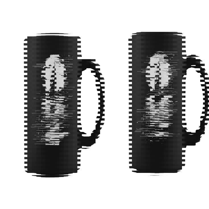 セーリングスケッチ キャプテンヨット コーヒーマグ