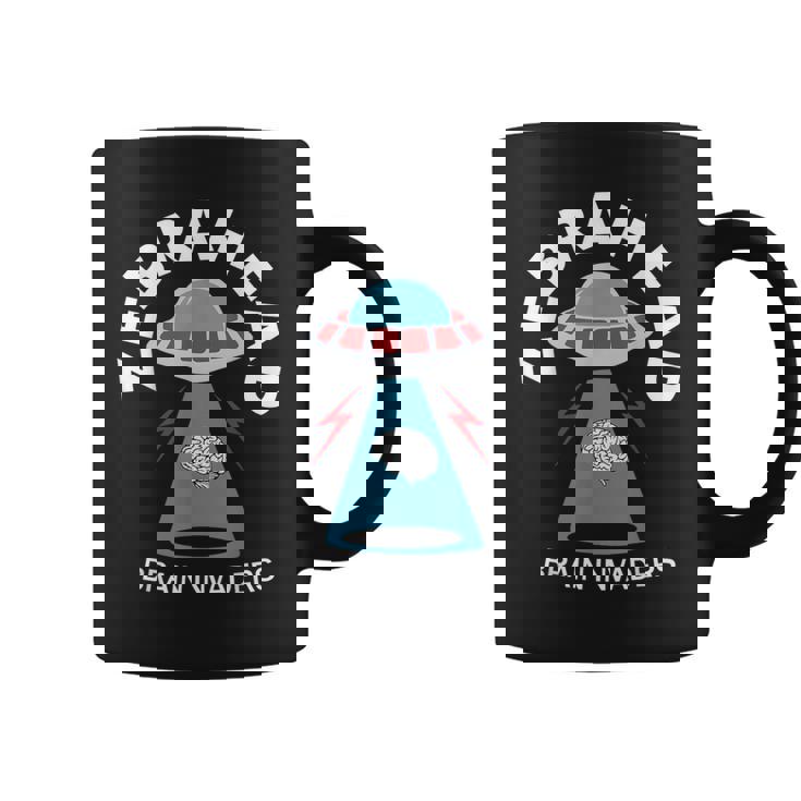 ゼブラヘッド脳侵略者面白いデザイン。 コーヒーマグ