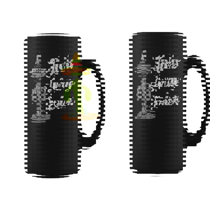ソンブレロを持ったクールなサボテン メキシコのファン コーヒーマグ