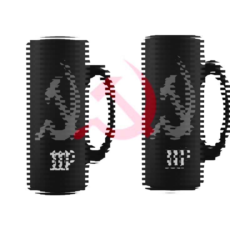 ソ連ロシアソビエト連合ハンマー 胸に鎌 Cccp付き コーヒーマグ