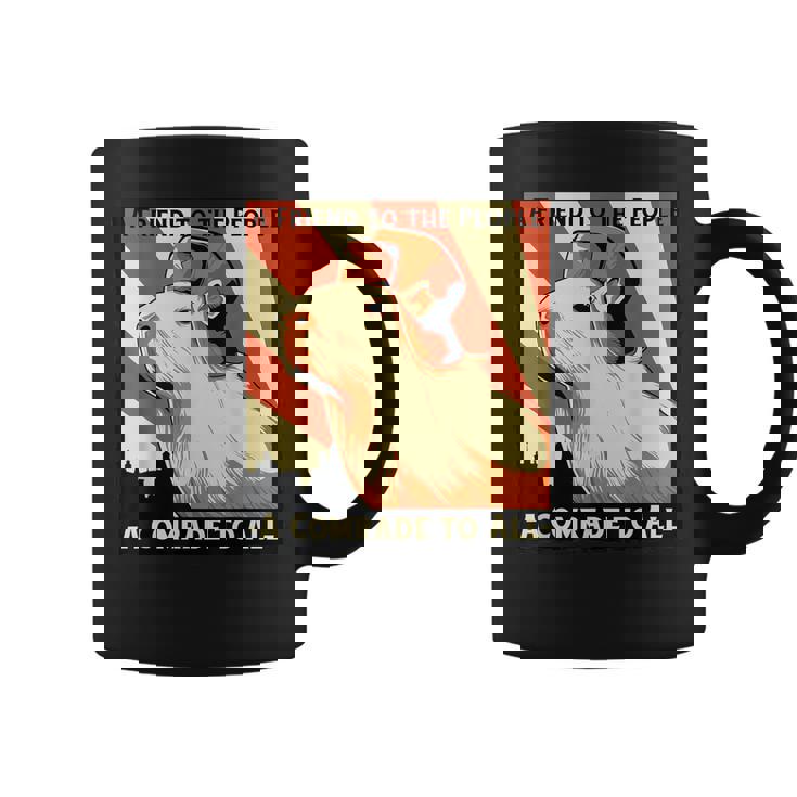 ソ連共産主義カピバラソビエト民衆への友 コーヒーマグ