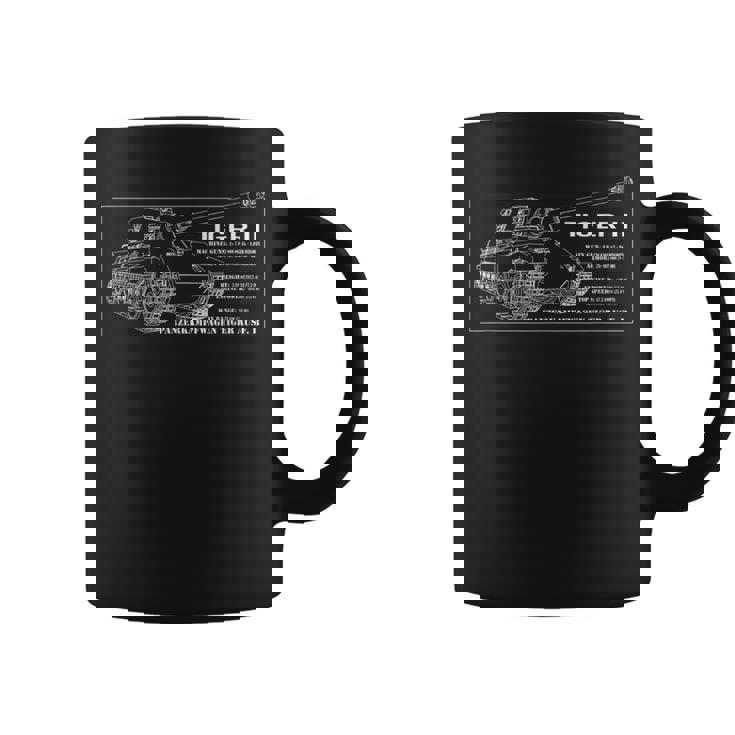 タイガーii Ww2ドイツ戦車の設計図 コーヒーマグ