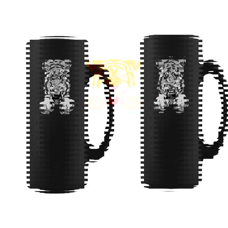 タイガーポケット タイガーインポケットタイガー のぞき見トラ カミングアウト コーヒーマグ