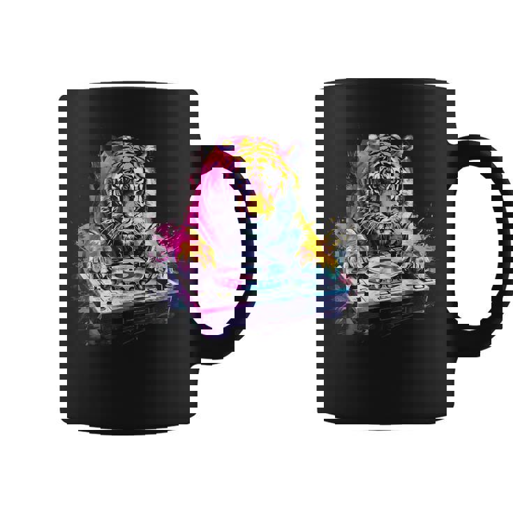 タイガーミュージック Dj ターンテーブル Dj タイガーテクノ ダンスクラブ ハウス コーヒーマグ