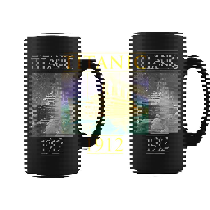 タイタニックtシャツ 帆船 ヴィンテージ クルーズベッセル 1912年 ギフト コーヒーマグ