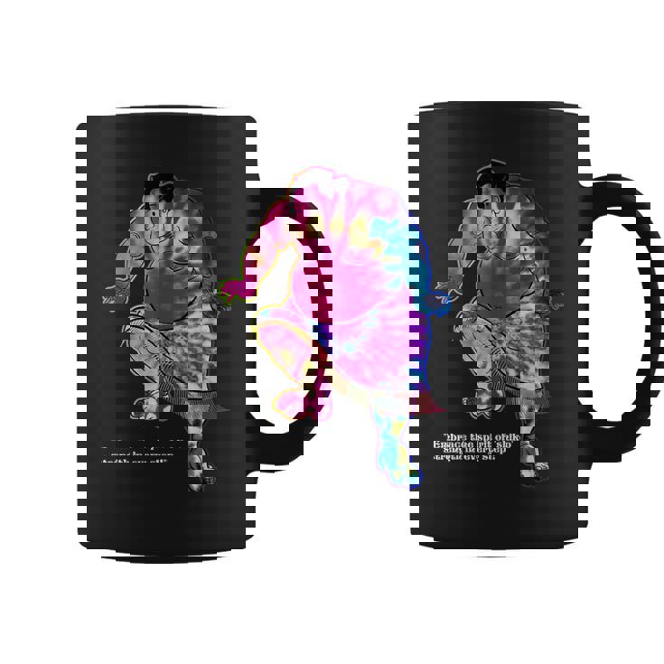 タイダイ染めお相撲t コーヒーマグ