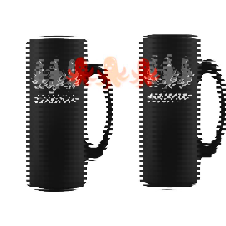 タコのウィンナー タコの食べ物のイラスト かわいい 面白い コーヒーマグ