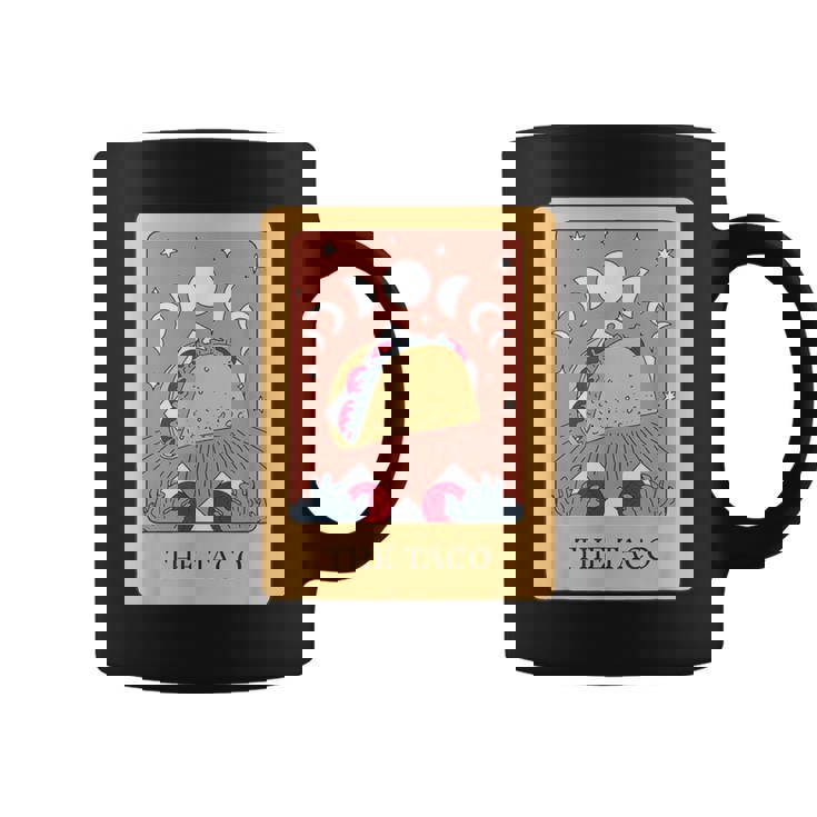 タコスタロット神秘的な星月面白い食通デザイン。 コーヒーマグ