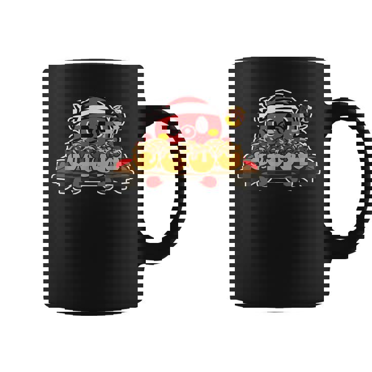 タコ料理日本たこ焼きtシャツ コーヒーマグ