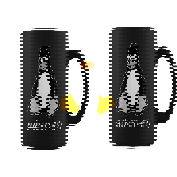 タックスlinuxペンギン-Sudorm-Rfコンピューターサイエンスコンピューター Tux Linux コーヒーマグ