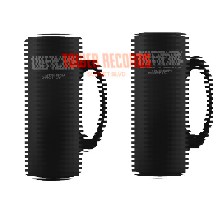 タワーレコード レトロ サンセット ブルバード ビンテージ音楽 ハリウッド コーヒーマグ