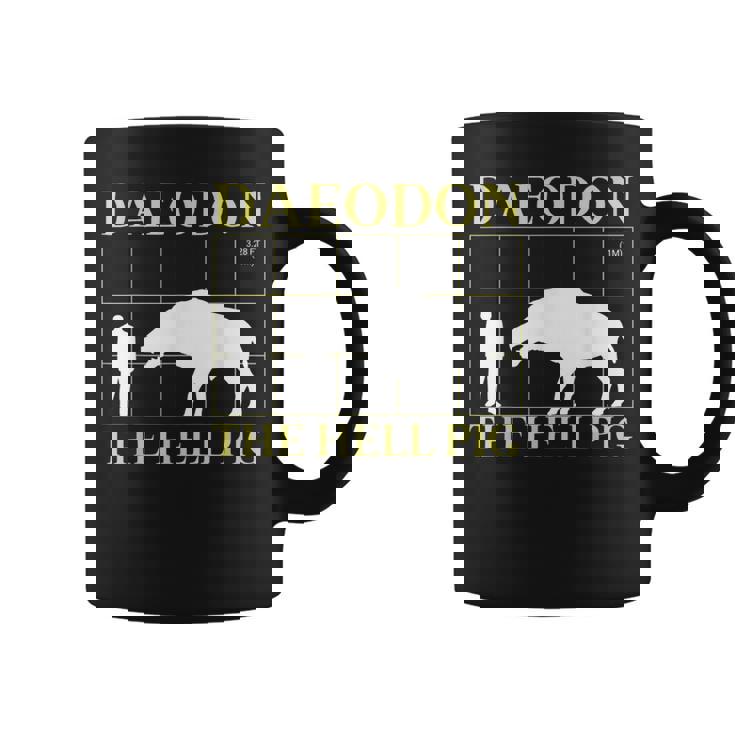 ダエオドン 地獄の豚 先史時代の絶滅した豚 コーヒーマグ