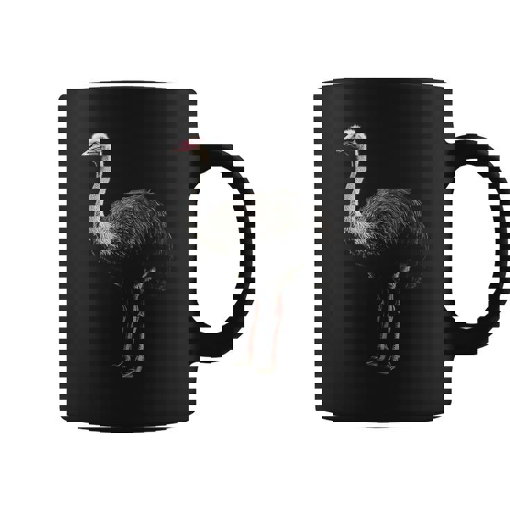 ダチョウ 動物 モチーフ イラスト ダチョウ コーヒーマグ