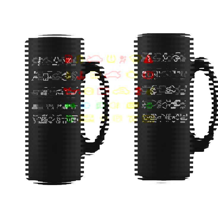 ダッシュボードインジケーターライト 面白い コーヒーマグ