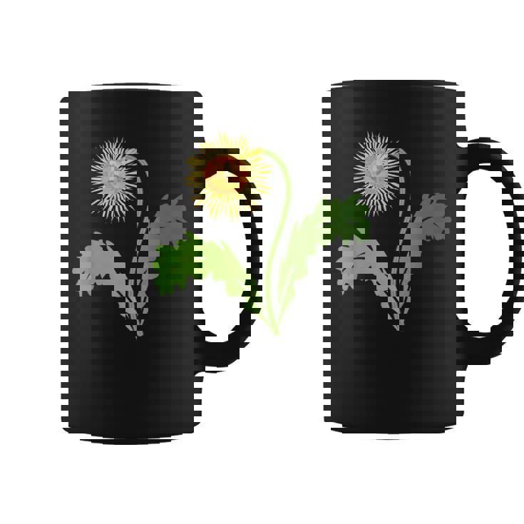 ダンディライオン タンポポ 黄色い花 ライオンの頭 コーヒーマグ