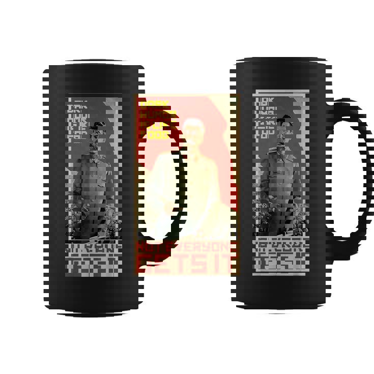 ダークユーモアは食べ物のようです スターリン・ソビエト共産主義のプロパガンダ コーヒーマグ