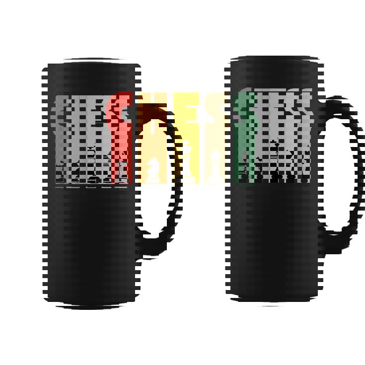 チェス レトロデザイン 戦略思考スポーツギフト コーヒーマグ