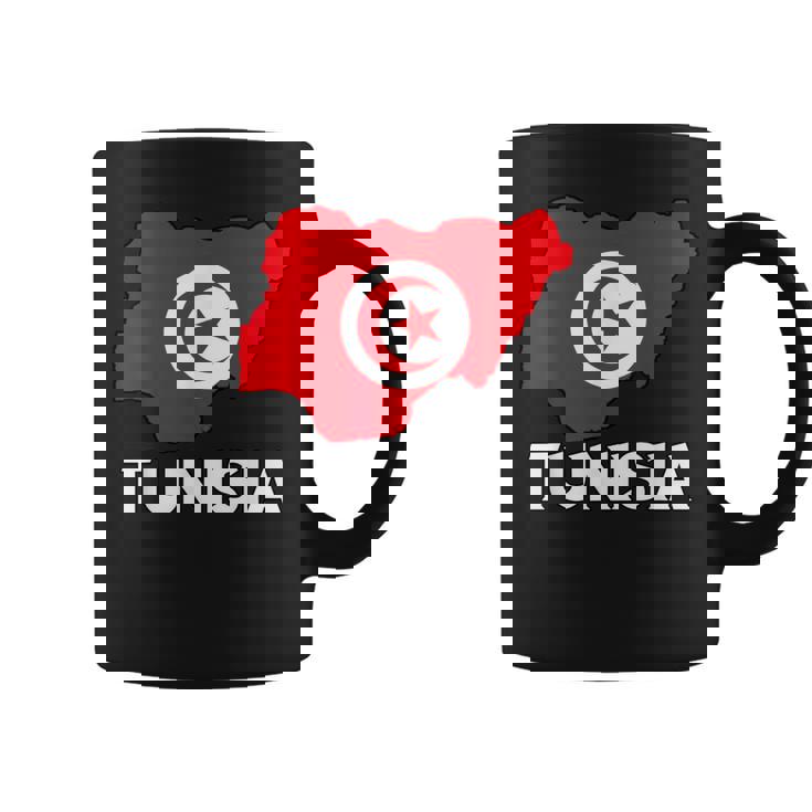 チュニジア国旗 地図 チュニジアのルーツ チュニジア プライド チュニジア コーヒーマグ