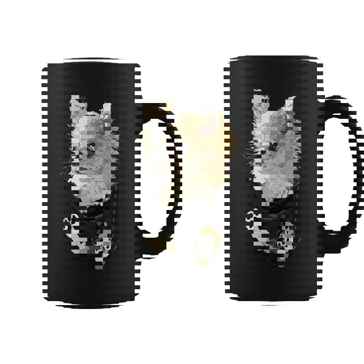 チワワ インポケット チワワ 長髪 チワワ 犬好き コーヒーマグ