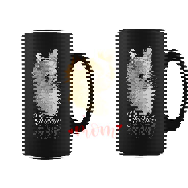 チワワ ロングヘア チワワ ロングヘア ママ ママ 犬好き コーヒーマグ