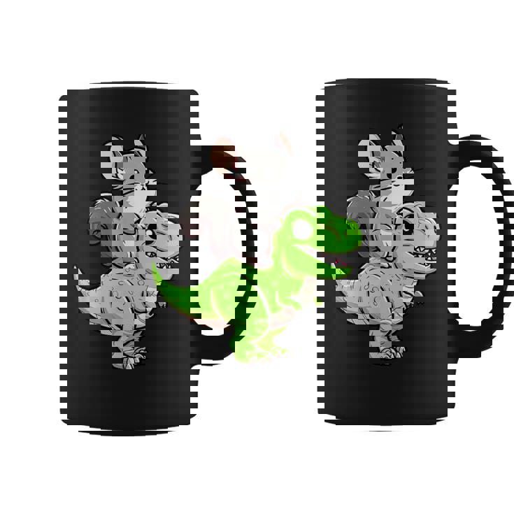 チンチラ T-Rex 恐竜 ペット おもしろい ティラノサウルス コーヒーマグ