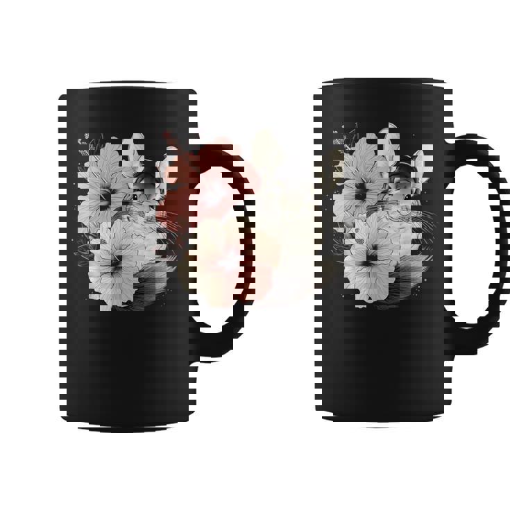 チンチラ ハイビスカス ブルーム ハーモニー フローラル チンチララバーズ コーヒーマグ