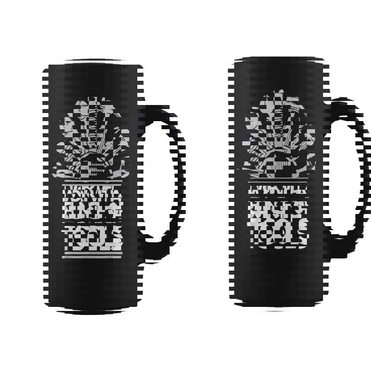 ツール 面白い メカニック 工具を使って仕事 お父さん 夫 ギフト アイデア コーヒーマグ