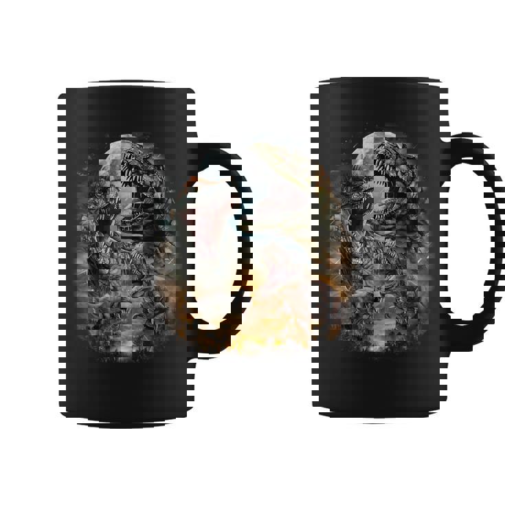 ティラノサウルス レックス 恐竜 先史時代の満月 コーヒーマグ