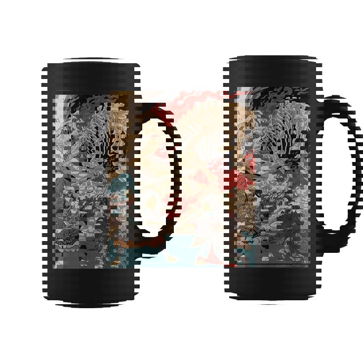 ティラノサウルス浮世絵 コーヒーマグ